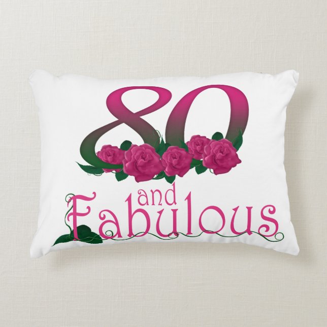 quatre-vingtième coussin 16" d'accent (Devant)