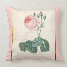quatre-vingtième Coussin de rose de cru de