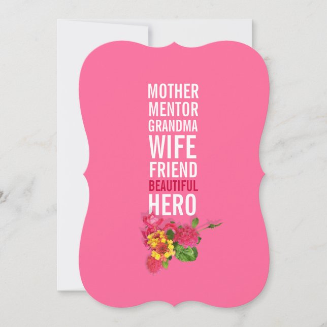 quatre-vingtième Invitation de fête d'anniversaire (Devant)