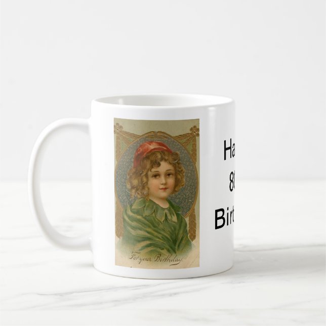 quatre-vingtième Tasse d'anniversaire (Gauche)