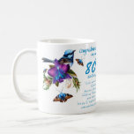 quatre-vingtième Tasse de grand-maman<br><div class="desc">quatre-vingtième Tasse de grand-maman d'anniversaire</div>