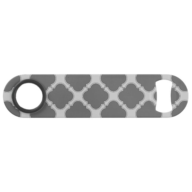 Quatrefoil dans les tons gris (Devant (Horizontal))