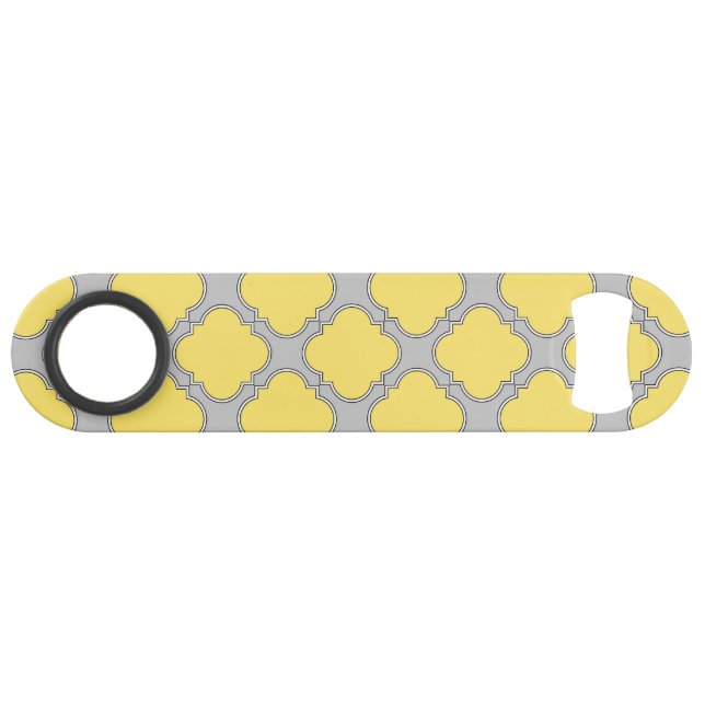 Quatrefoil jaune et gris (Devant (Horizontal))