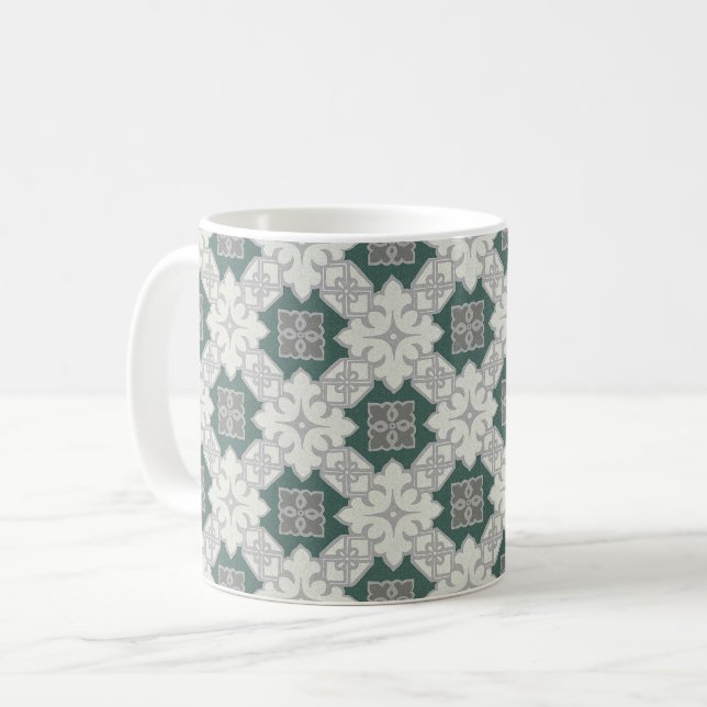 Quatrefoils gothiques de renouveau 1 Café Mug (Devant gauche)