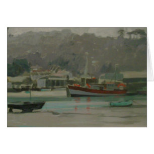 Quay du pêcheur gris de jour