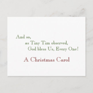 Que Dieu Nous Bénisse, Chacun ! Carte postale