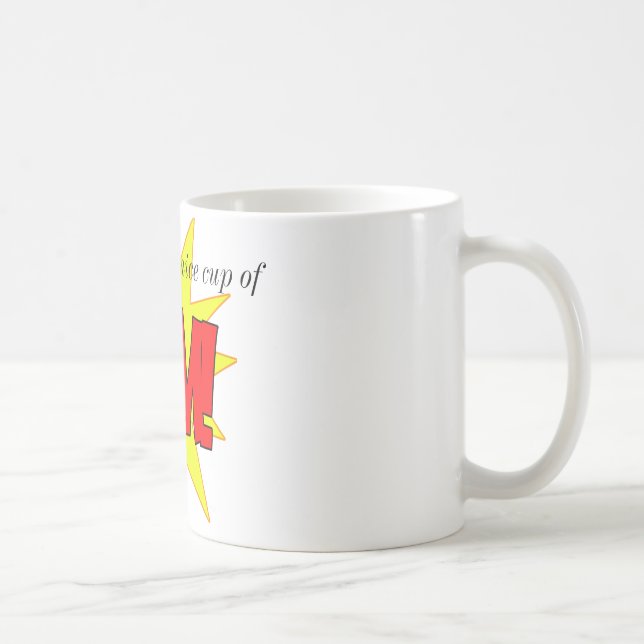 Que diriez-vous d'une tasse intéressante de bam ! (Droite)