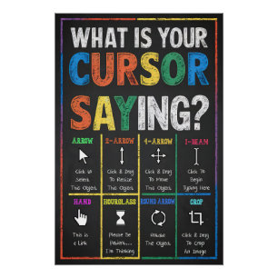 Que dit votre curseur Poster