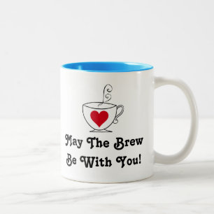 "Que La Brasserie Soit Avec Vous !" Mug à café à d