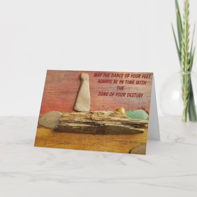 Que la danse de vos pieds Carte de vœux vierge (Devant)