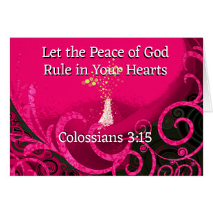 Que la Paix de Dieu règne dans vos coeurs.