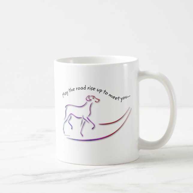 Que la route monte avec la tasse de chien (Droite)