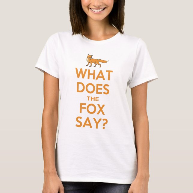 Que le Fox indique-t-il ? T-shirt (Devant)