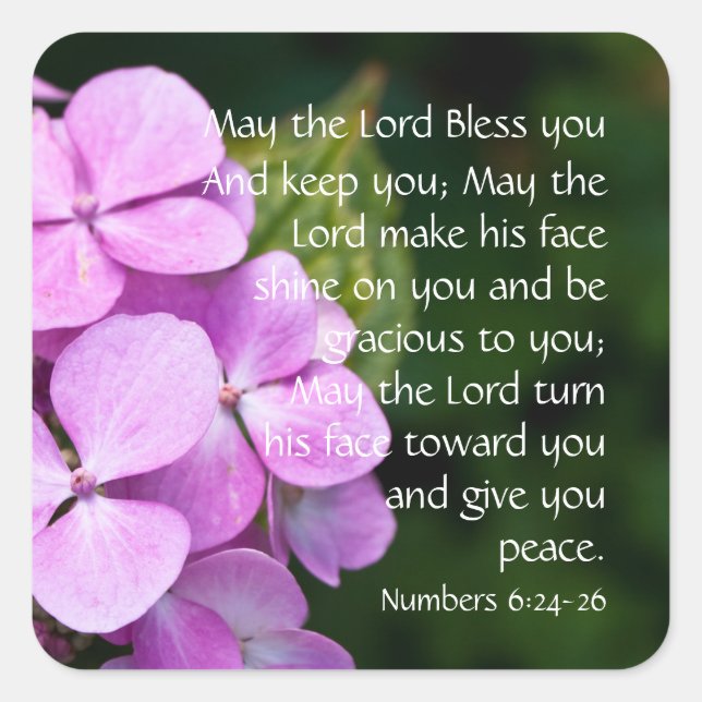 Que Le Seigneur Vous Bénisse Sticker (Devant)