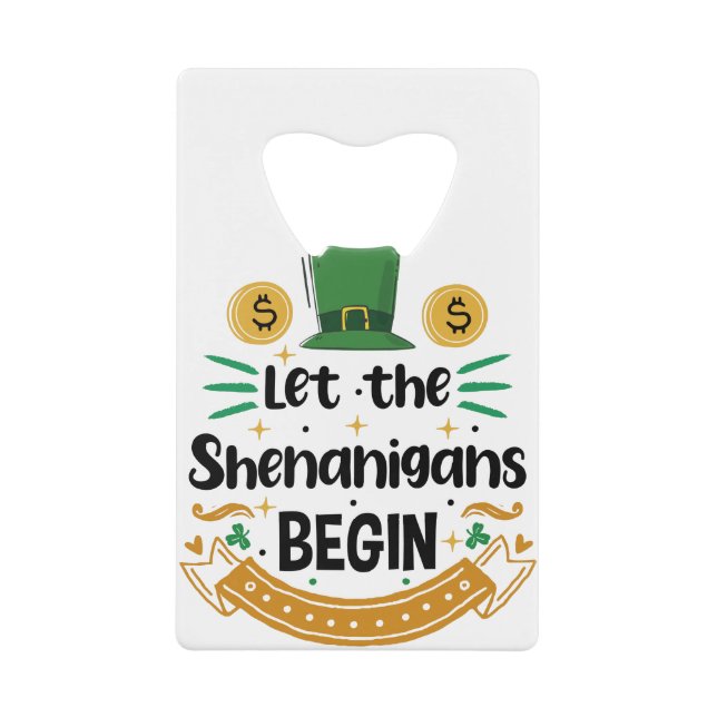Que les Shenanigans commencent St Patrick's Day (Devant)