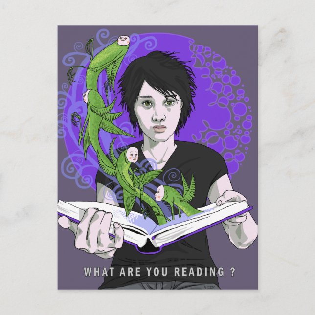 Que lisez-Vous Carte Postale (Devant)