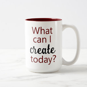 Que Puis-Je Créer Aujourd'Hui ? Café Mug