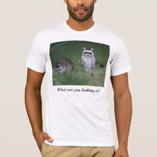 Que regardez-vous ? T-shirt de raton laveur
