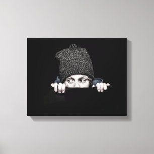 "Que se passe-t-il ?" impression sur toile
