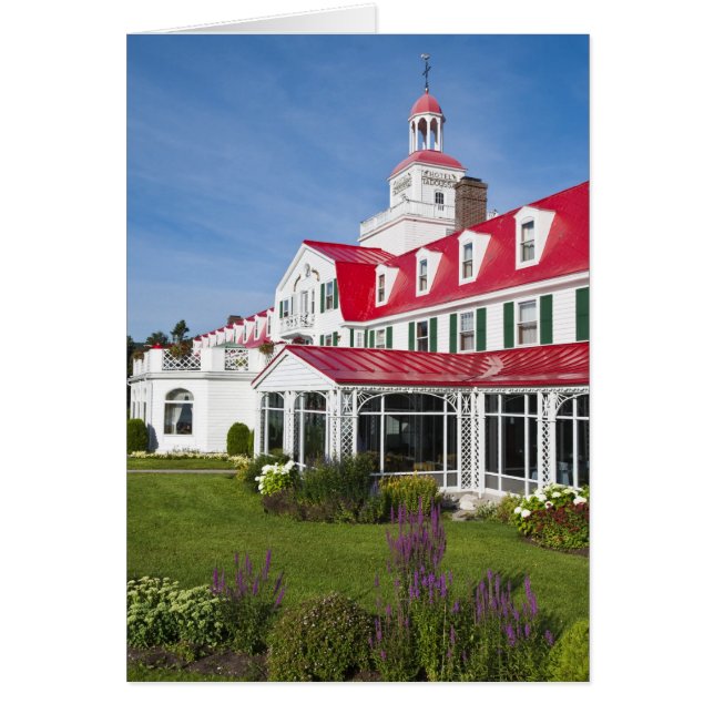Québec, Canada. Hôtel historique Tadoussac, 2 (Devant)