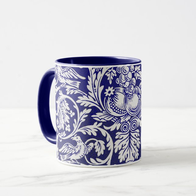 Queen Anne Motif, Mug de café William Morris (Devant gauche)