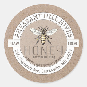 Queen Bee avec bébé Avertissement Étiquette pur mi