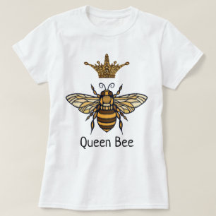 Queen Bee avec T-shirt de la Couronne fantaisie