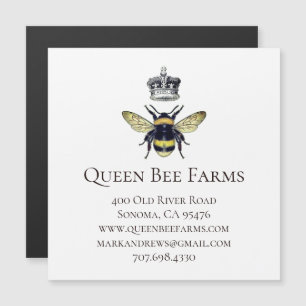 Queen Bee Et Crown Farm Ou Carte Magnétique Apière