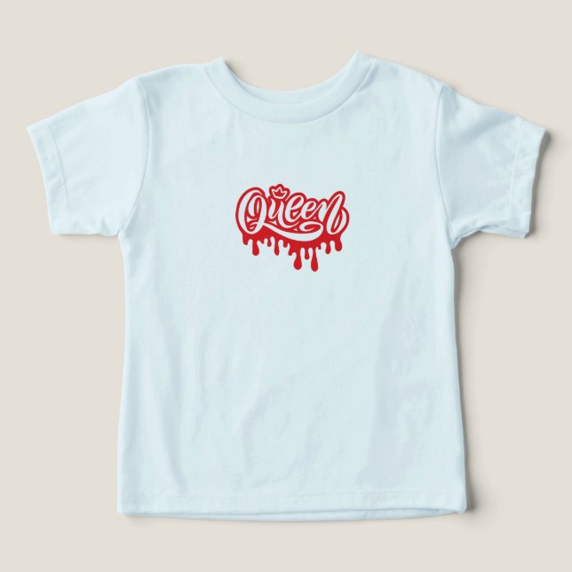 Queen Design – Elegant Royal Crown Typography for  (Design Recto)