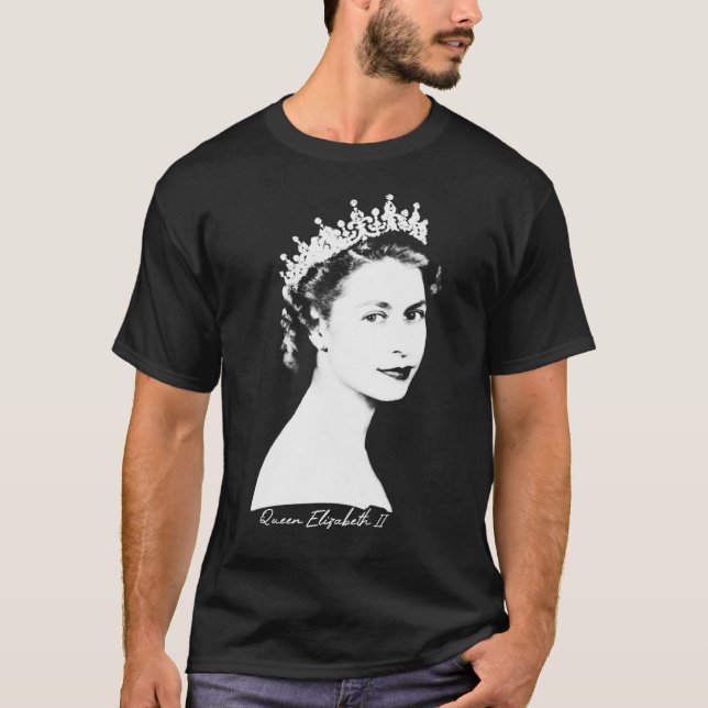 Queen Elizabeth II - T-shirt rétro essentiel (Devant)