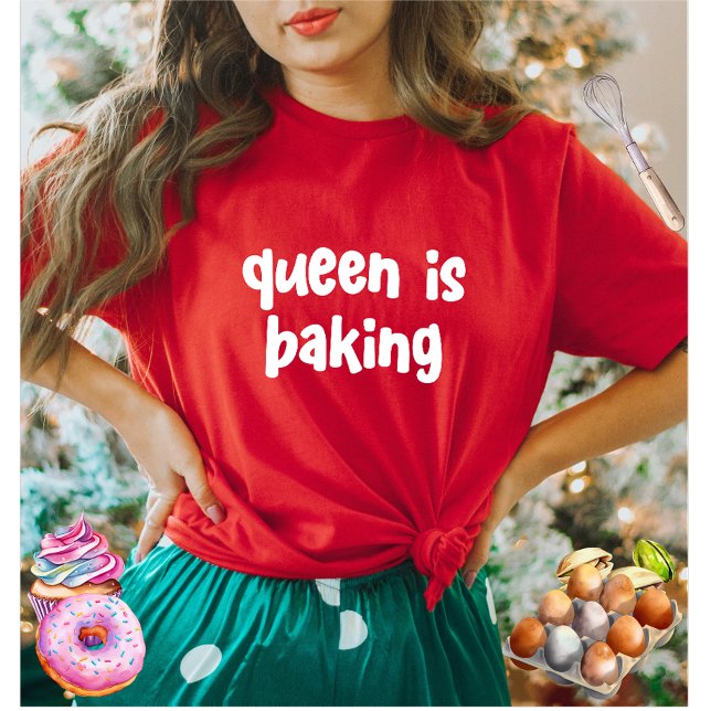 Queen fait cuire un joli T-shirt féminin (Créateur téléchargé)