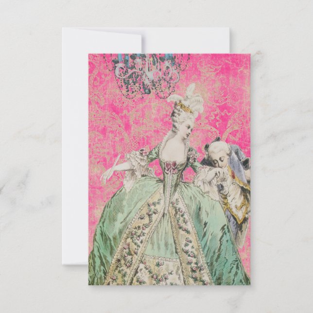 Queen Marie Antoinette - Invitations / RSVP (Devant)