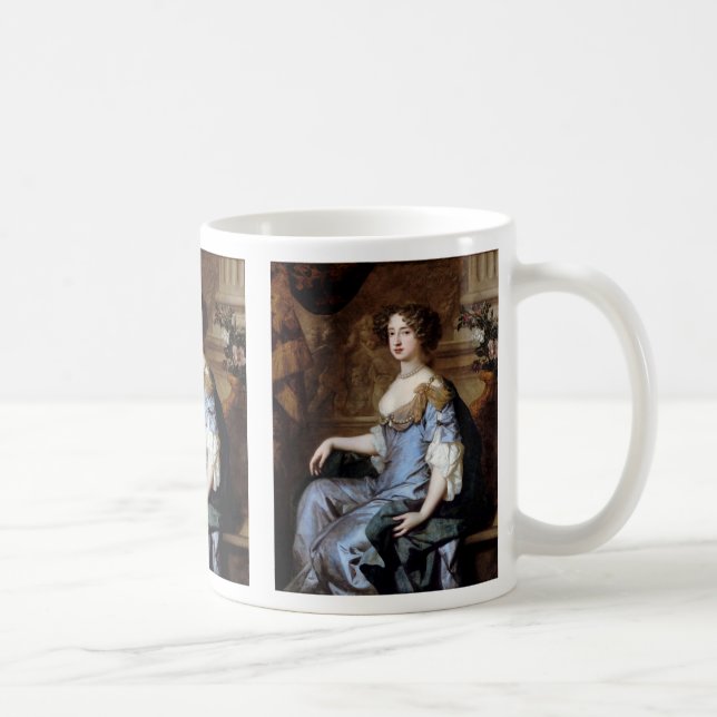 Queen Mary II par Sir Peter Lely Coffee Mug (Droite)