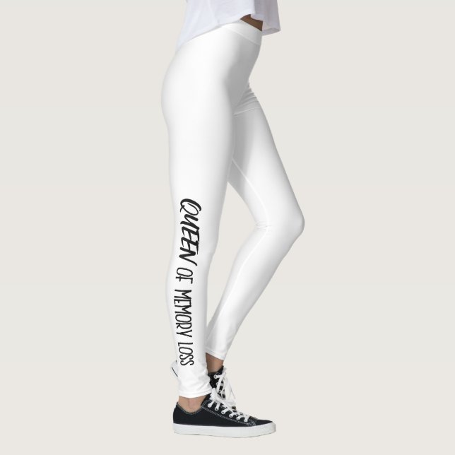 "QUEEN of Memory Loss" - Leggings avec DIVAtude (Droite)