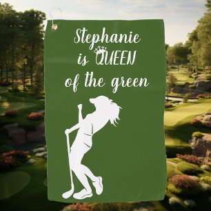 Queen Of the Green Golf Golf pour sa serviette de 