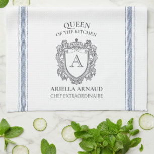 Queen of the Kitchen Monogramme Serviette personna