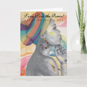 QUÉENCONFIANCE Carte de fête des mères