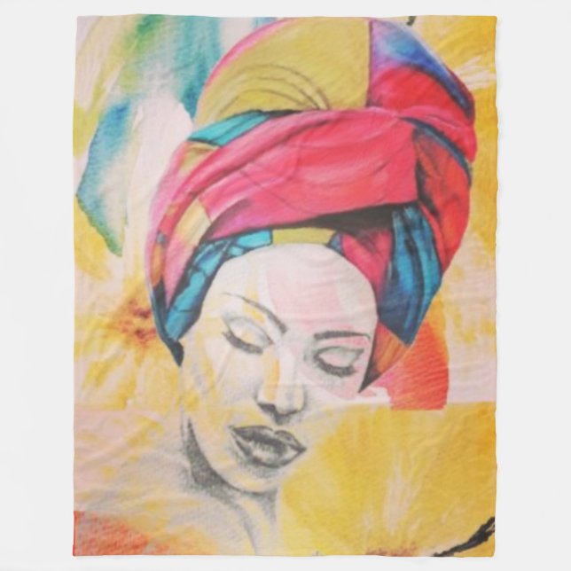 QUÉENIFICENT Grosse couverture en polaire (60x80) (Devant)