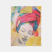 QUÉENIFICENT petite couverture en polaire (30x40)