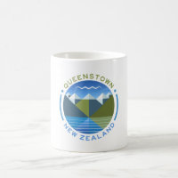 QUEENSTOWN NOUVELLE-ZÉLANDE CAFÉ MUG