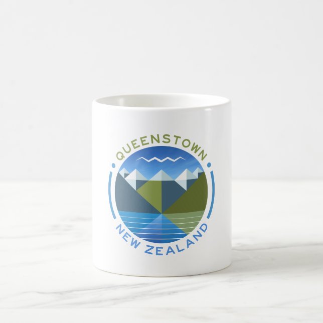 QUEENSTOWN NOUVELLE-ZÉLANDE CAFÉ MUG (Centre)