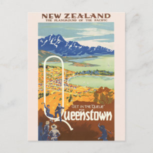 Queenstown, Nouvelle-Zélande Carte postale de voya