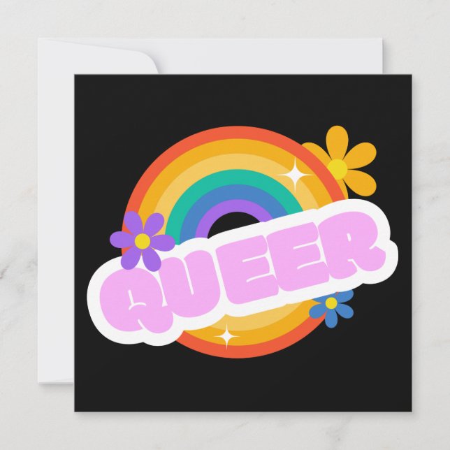 Queer. LGBT+Pride. Affiche (Devant)
