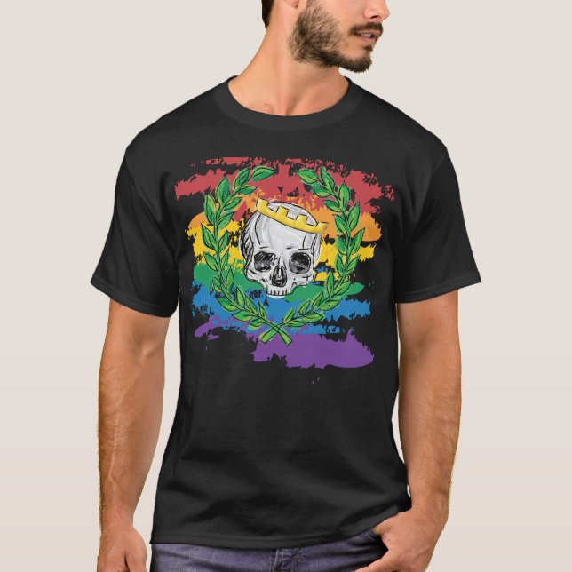 Queer Peer - T-shirt noir Laurel-Murdercomté (Devant)
