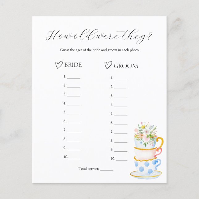 Quel Âge Avaient-Ils À Fête des mariées Jeu (Devant)