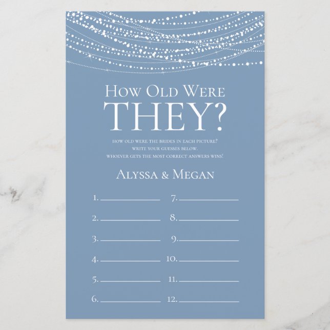 Quel Âge Avaient-Ils De Dusty Blue Lights LGBTQ (Devant)