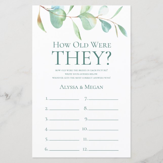 Quel âge avaient-ils Eucalyptus LGBTQ (Devant)