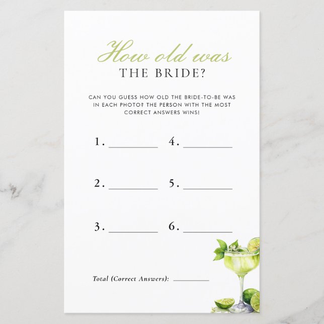 Quel Âge Avait-Elle Mexicaine Fiesta Fête des mari (Devant)