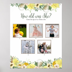Quel Âge Avait-Elle ? Poster du jeu de douche avec