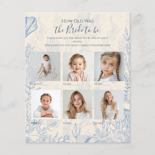 Quel âge avait la mariée à la fête de douche de ma (Devant)